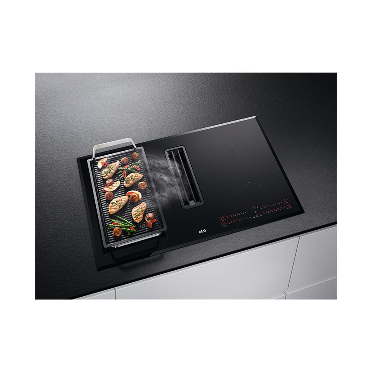 Επαγωγική Πλάκα AEG CCE84543FB 80 cm 3200 W Επαγωγική Πλάκα AEG CCE84543FB 80 cm 3200 W