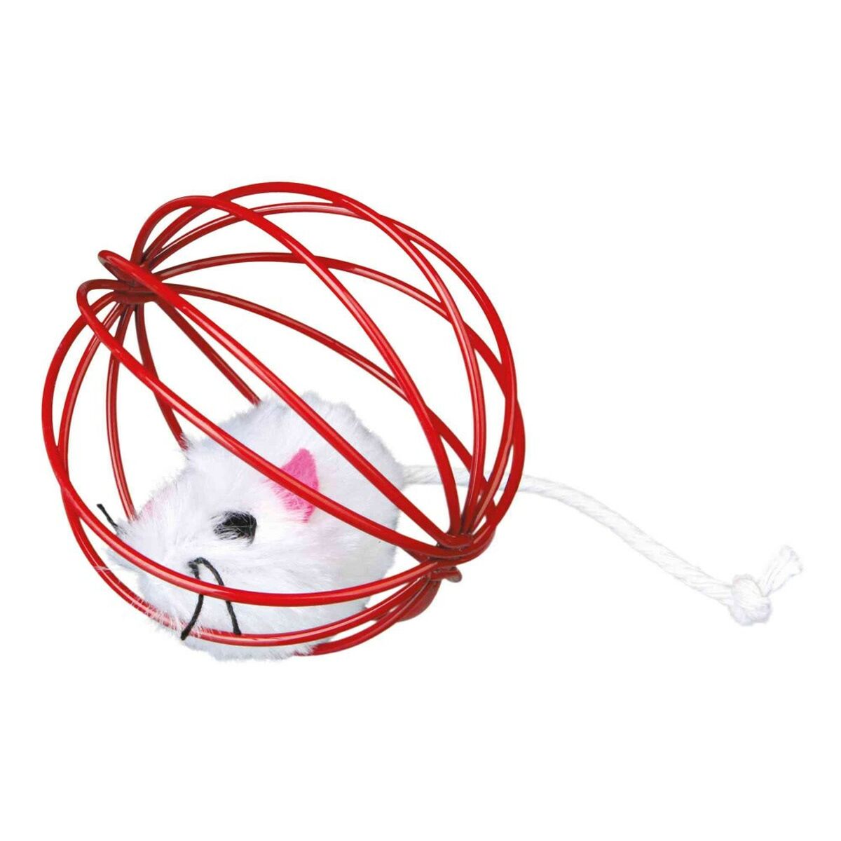 Παιχνίδια Trixie Mouse in a Wire Ball Πολύχρωμο πολυεστέρας Παιχνίδια Trixie Mouse in a Wire Ball Πολύχρωμο πολυεστέρας