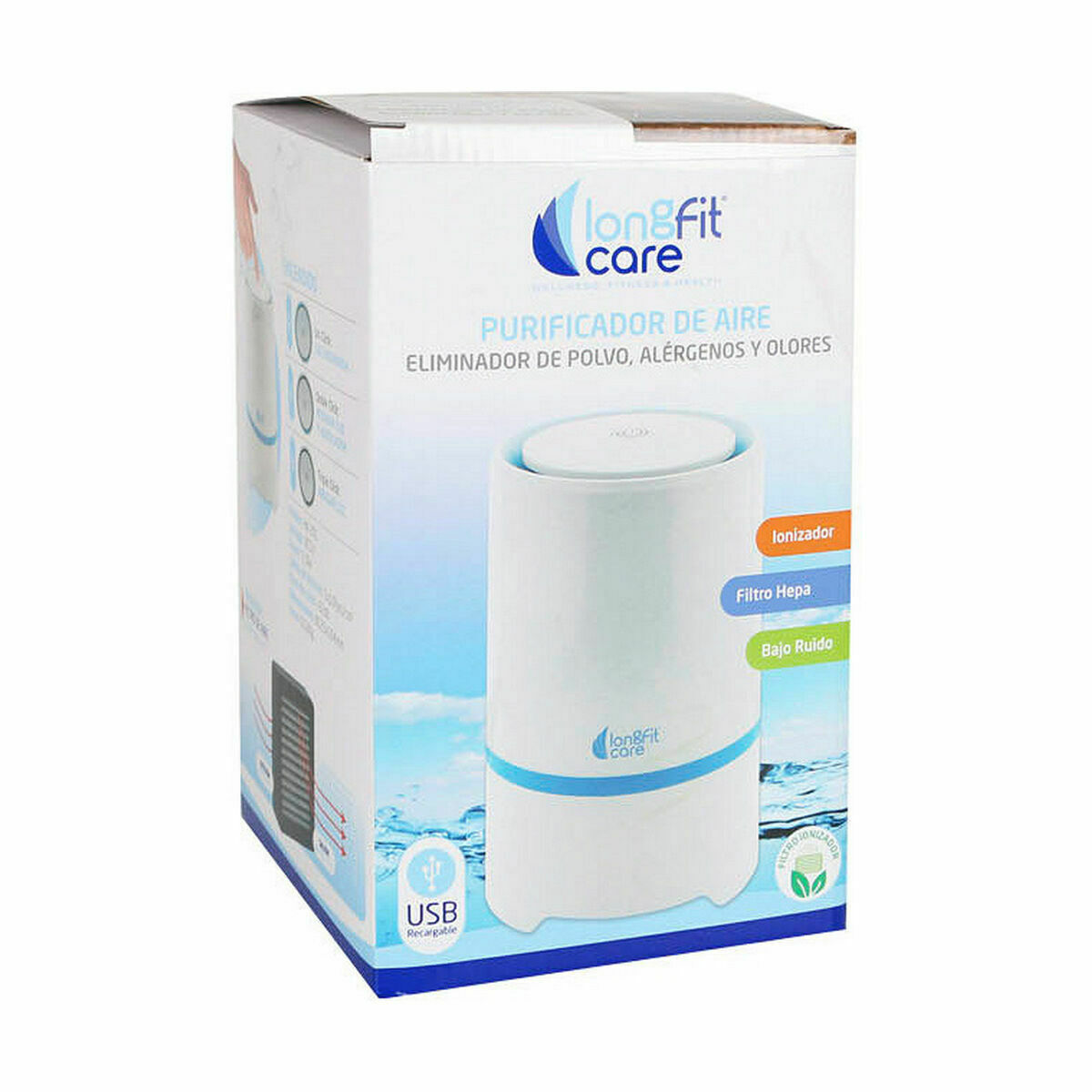 Καθαριστής Αέρα LongFit Care Ø 12,5 X 19,4 cM (x2) Καθαριστής Αέρα LongFit Care Ø 12,5 X 19,4 cM (x2)