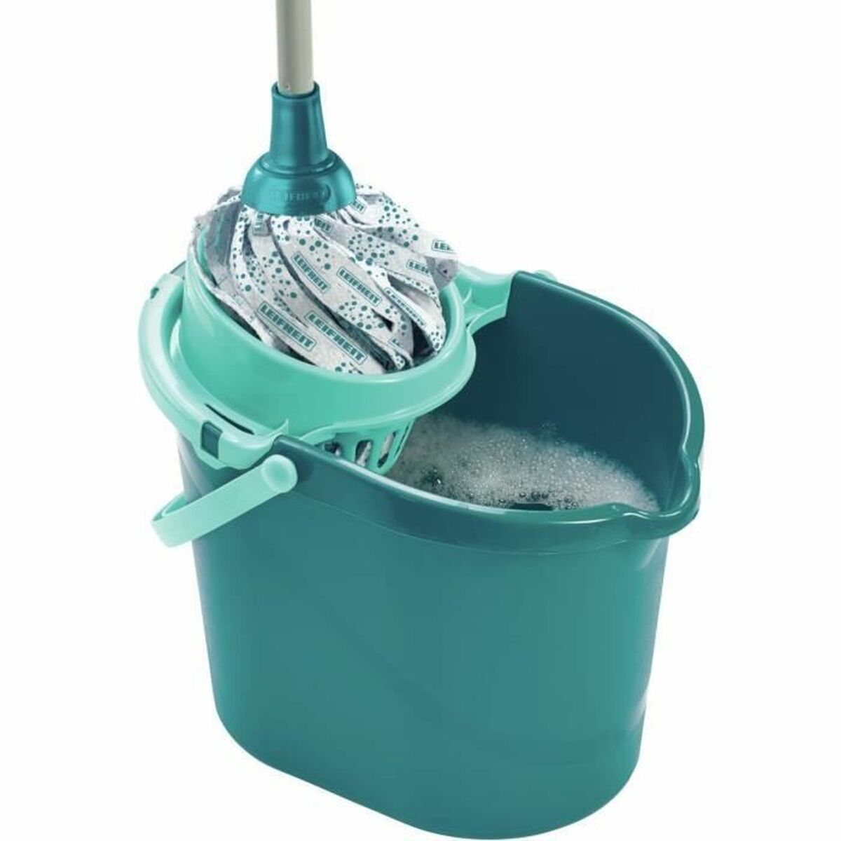 Bucket and mop set Leifheit Classic Mop 56792 Βισκόζη Πλαστική ύλη 12 L Bucket and mop set Leifheit Classic Mop 56792 Βισκόζη Πλαστική ύλη 12 L