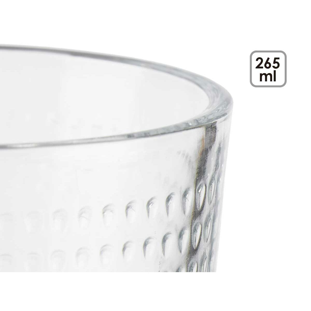 Σετ ποτηριών Vivalto Διαφανές Γυαλί Πόντοι 265 ml (8 Μονάδες) Σετ ποτηριών Vivalto Διαφανές Γυαλί Πόντοι 265 ml (8 Μονάδες)