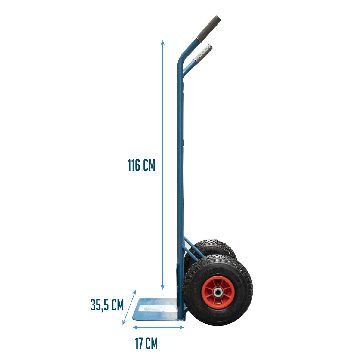 Άμαξα Ferrestock Τροχοί / Ελαστικά Λαβή Χάλυβας 150 kg Άμαξα Ferrestock Τροχοί / Ελαστικά Λαβή Χάλυβας 150 kg
