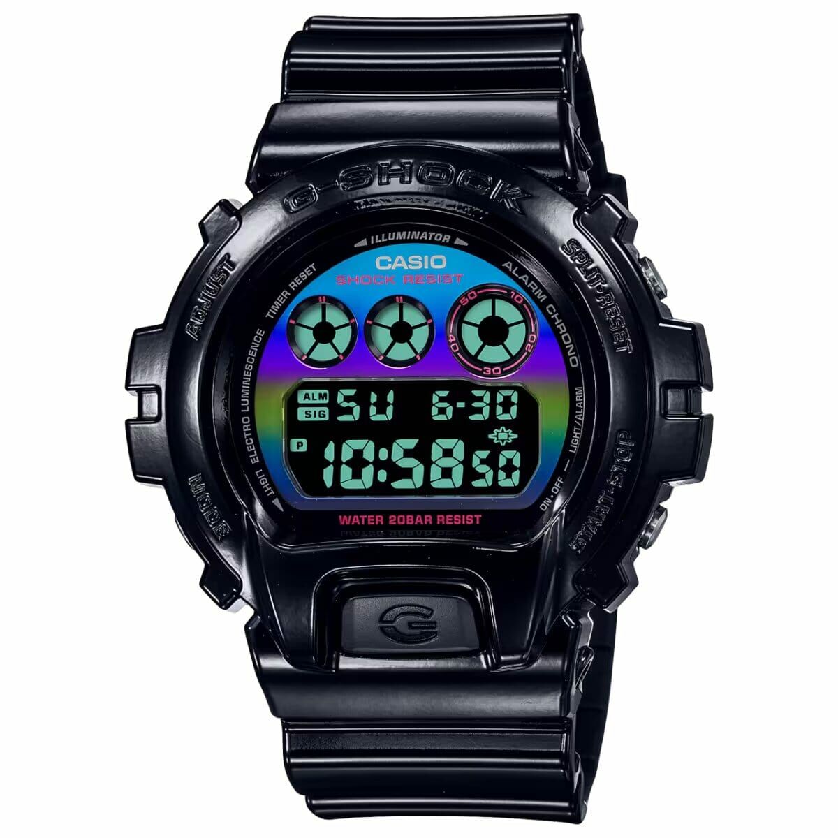 Ανδρικά Ρολόγια Casio DW6900RGB1ER (ø 54 mm)