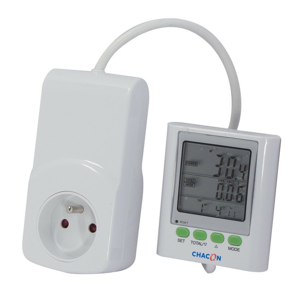 Plug with consumption meter Chacon Ecowatt 650 (Δωρεάν Μεταφορικά)