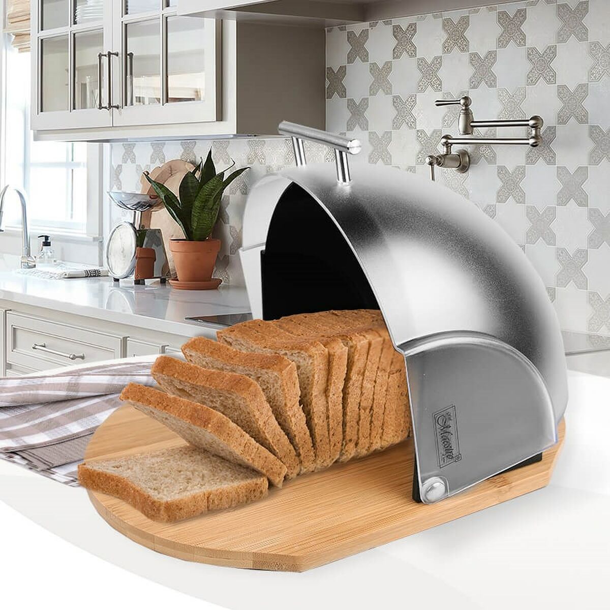 Panera Feel Maestro MR-1678-BLACK Μαύρο Ασημί Διαφανές Ξύλο, μπαμπού Πλαστική ύλη 25 x 20 x 35 cm Panera Feel Maestro MR-1678-BLACK Μαύρο Ασημί Διαφανές Ξύλο, μπαμπού Πλαστική ύλη 25 x 20 x 35 cm