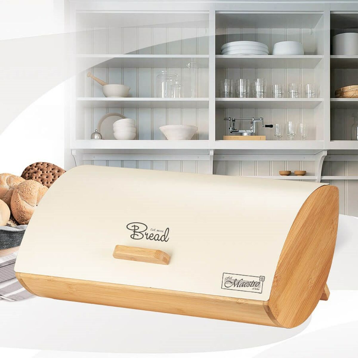 Panera Feel Maestro MR-1775-IVORY Ελεφαντόδοντο Ξύλο Μέταλλο Bamboo 25 x 13,3 x 36,5 cm Panera Feel Maestro MR-1775-IVORY Ελεφαντόδοντο Ξύλο Μέταλλο Bamboo 25 x 13,3 x 36,5 cm