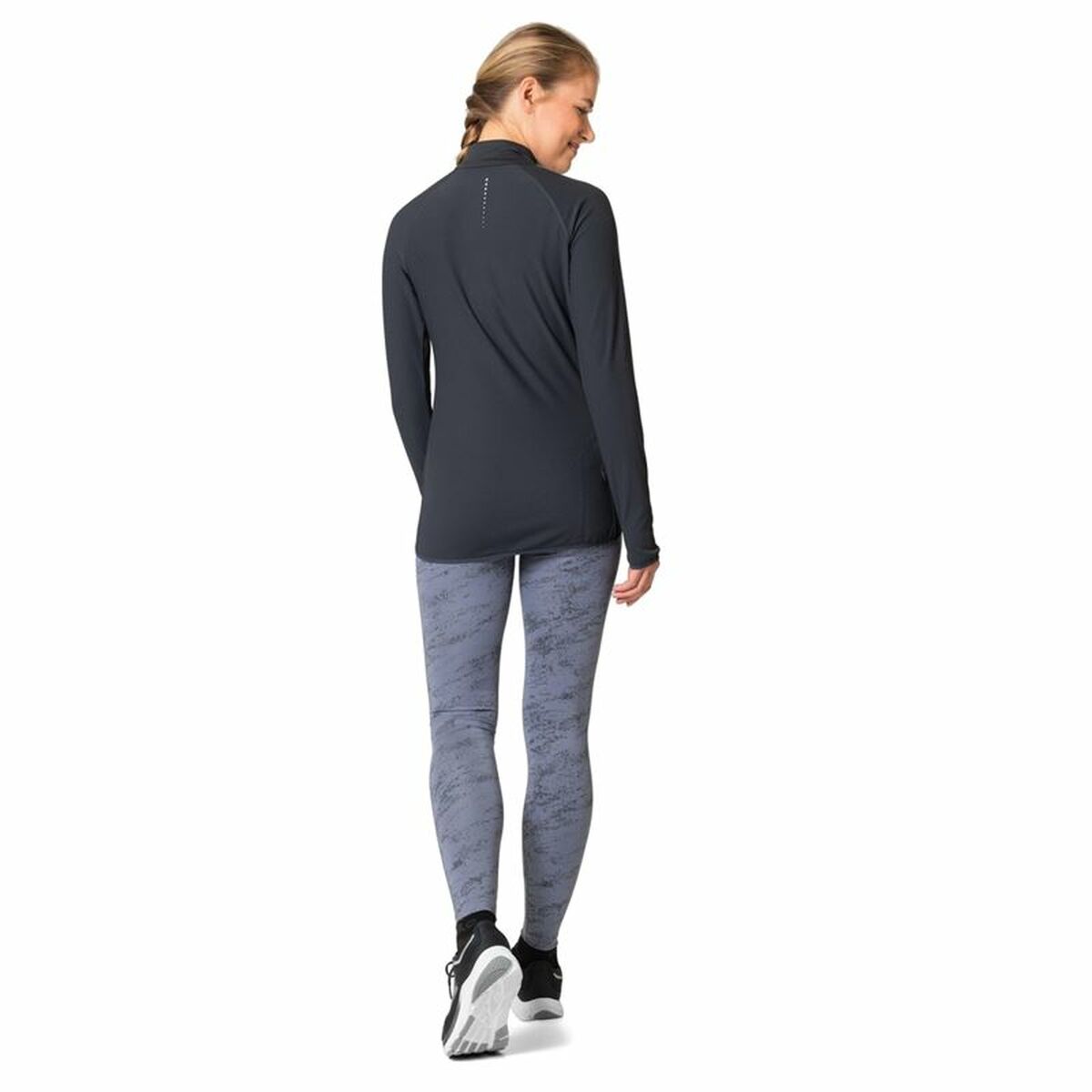 Unisex Μπλούζα με Μακρύ Μανίκι Odlo 1/2 Zip Zeroweight Μαύρο Unisex Μπλούζα με Μακρύ Μανίκι Odlo 1/2 Zip Zeroweight Μαύρο