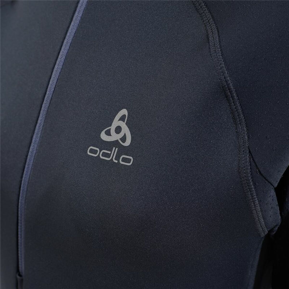 Unisex Μπλούζα με Μακρύ Μανίκι Odlo 1/2 Zip Zeroweight Μαύρο Unisex Μπλούζα με Μακρύ Μανίκι Odlo 1/2 Zip Zeroweight Μαύρο