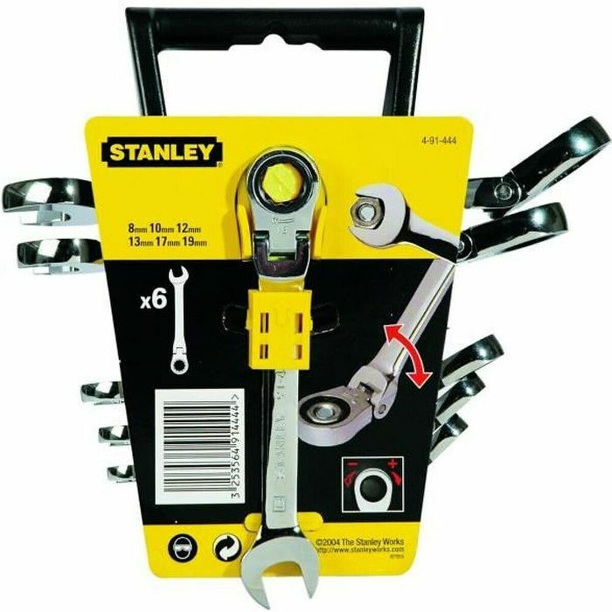Combination spanner set Stanley 181a.25cpepb 8-19 mm 6 Τεμάχια (Δωρεάν Μεταφορικά)
