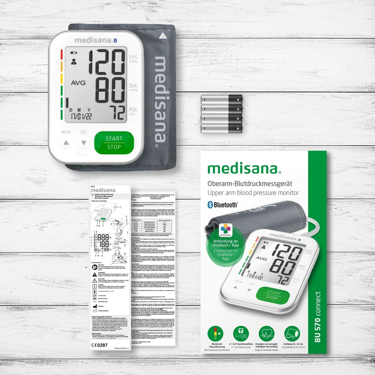 Πιεσόμετρο Βραχίονα Medisana BU 570 Connect Πιεσόμετρο Βραχίονα Medisana BU 570 Connect