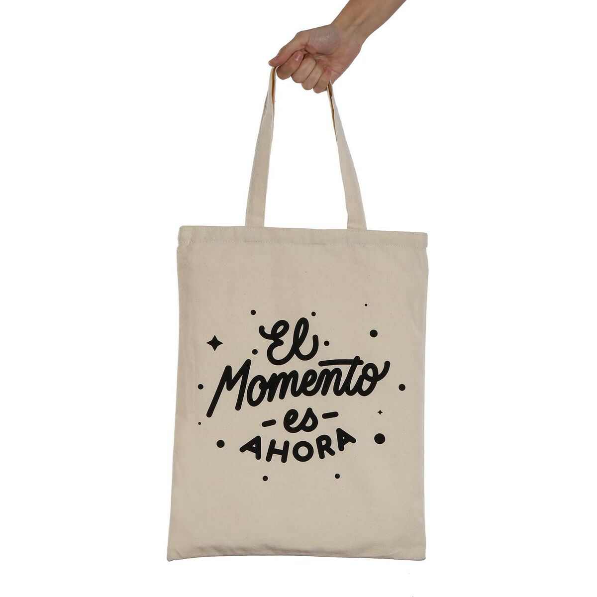 Τσάντα για ψώνια Versa El momento es ahora πολυεστέρας 36 x 48 x 36 cm Τσάντα για ψώνια Versa El momento es ahora πολυεστέρας 36 x 48 x 36 cm