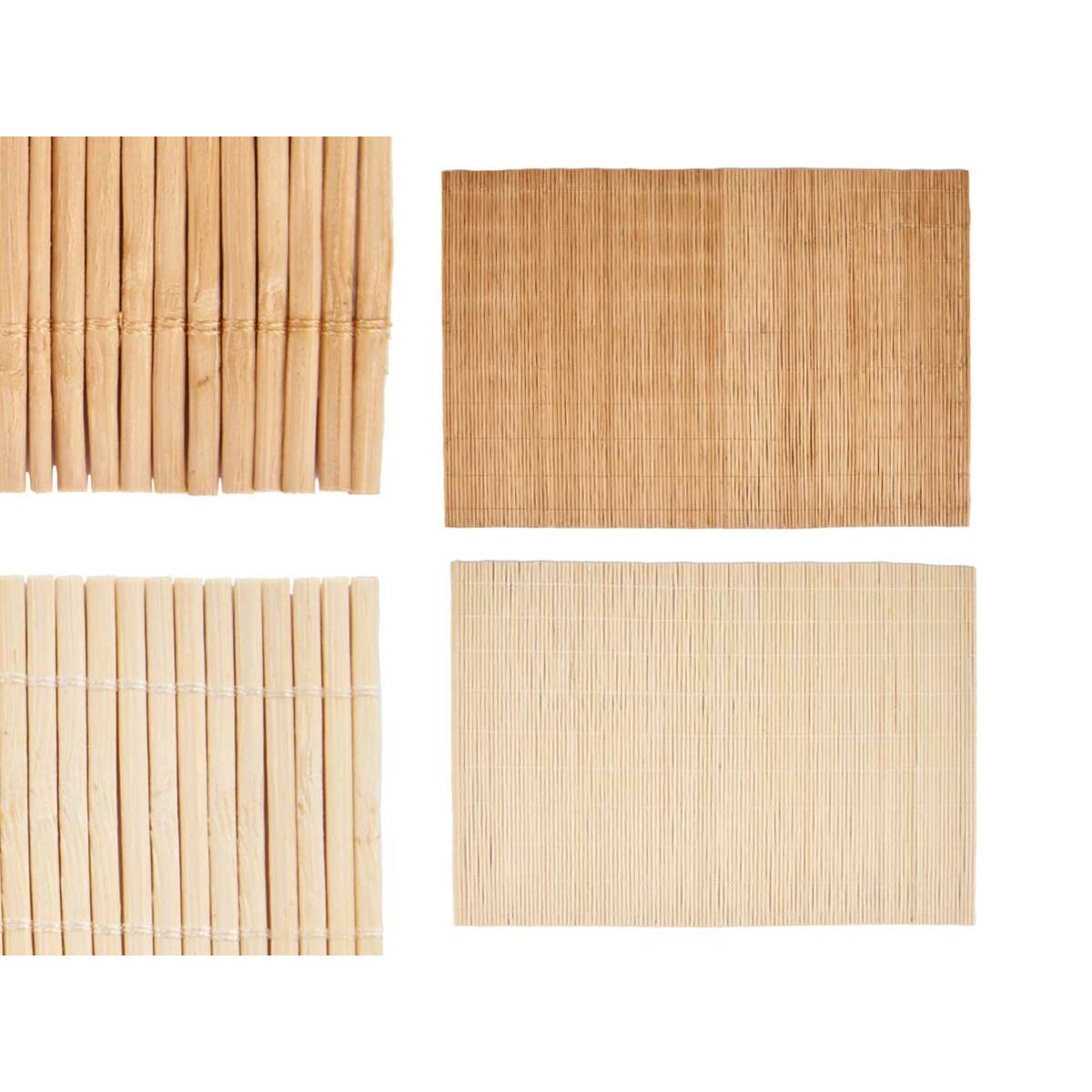 Σουπλά Kinvara Καφέ Ανοιχτό καφέ Bamboo 30 x 44 cm 3,5 x 30 x 3,5 cm (24 Μονάδες)