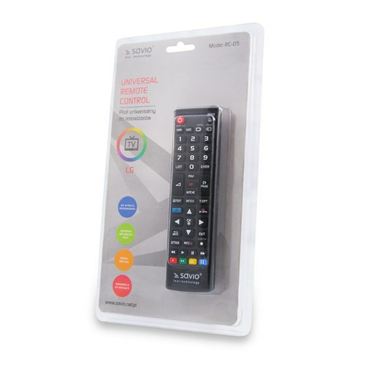 Καθολικό Τηλεχειριστήριο Savio RC-07 Καθολικό Τηλεχειριστήριο Savio RC-07