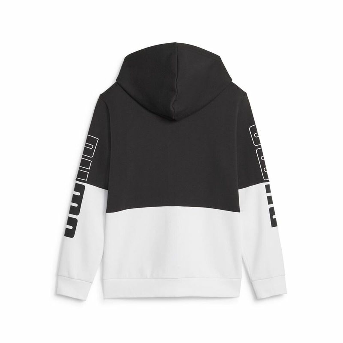 Unisex Φούτερ με Κουκούλα και Φερμουάρ Puma Μαύρο Unisex Φούτερ με Κουκούλα και Φερμουάρ Puma Μαύρο