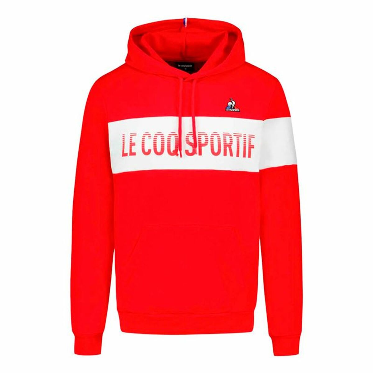 Unisex Φούτερ με Κουκούλα Le coq sportif Bah N°1 Κόκκινο Unisex Φούτερ με Κουκούλα Le coq sportif Bah N°1 Κόκκινο