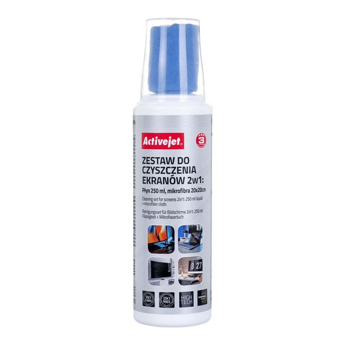 Σετ Καθαρισμού για Οθόνες Activejet AOC-269 20 x 20 cm 250 ml (2 Τεμάχια) Σετ Καθαρισμού για Οθόνες Activejet AOC-269 20 x 20 cm 250 ml (2 Τεμάχια)