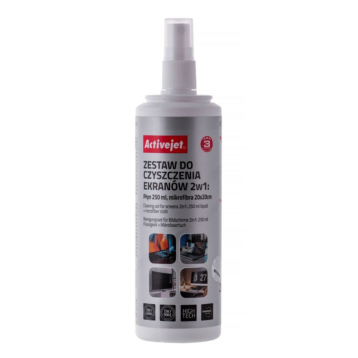 Σετ Καθαρισμού για Οθόνες Activejet AOC-269 20 x 20 cm 250 ml (2 Τεμάχια) Σετ Καθαρισμού για Οθόνες Activejet AOC-269 20 x 20 cm 250 ml (2 Τεμάχια)