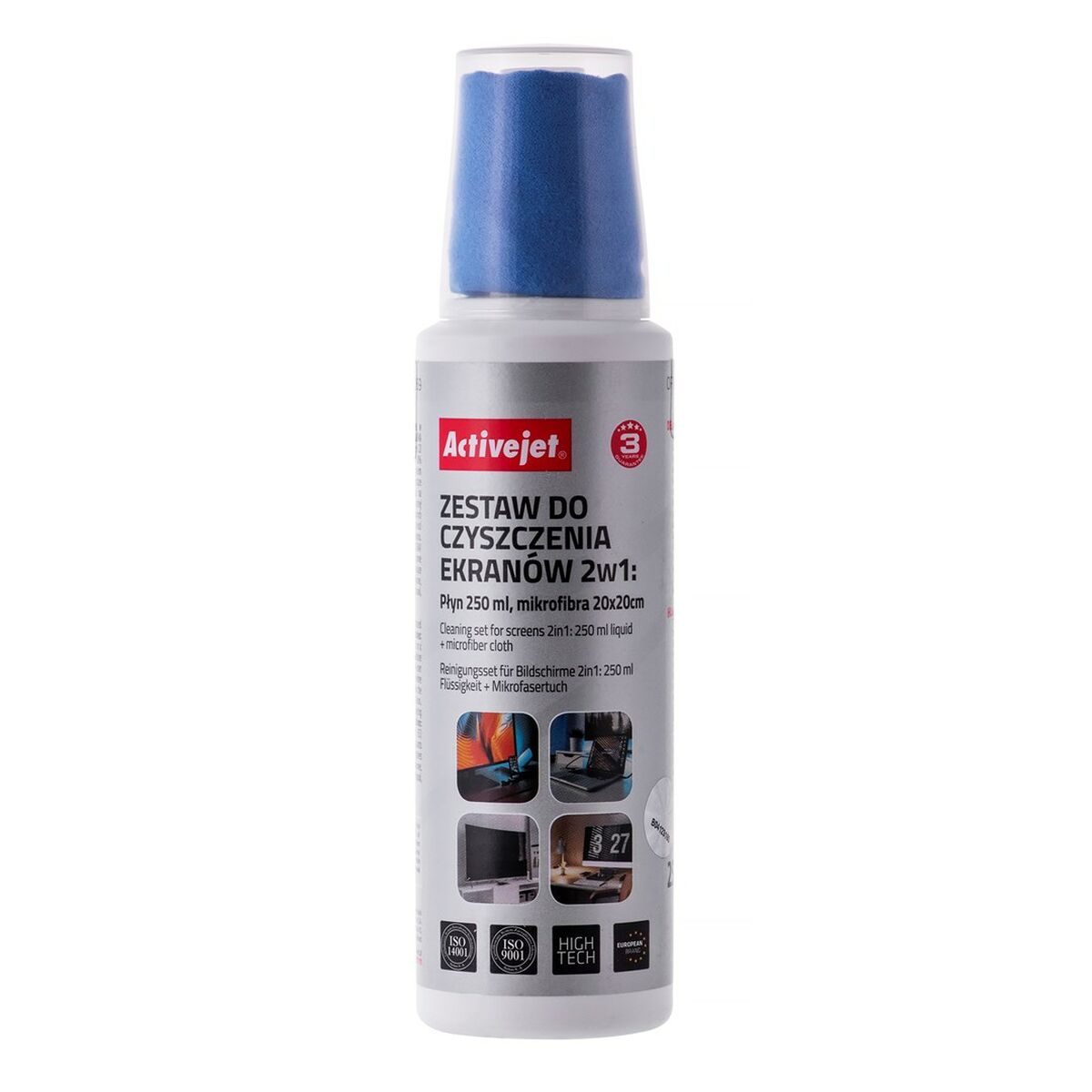 Σετ Καθαρισμού για Οθόνες Activejet AOC-269 20 x 20 cm 250 ml (2 Τεμάχια) Σετ Καθαρισμού για Οθόνες Activejet AOC-269 20 x 20 cm 250 ml (2 Τεμάχια)
