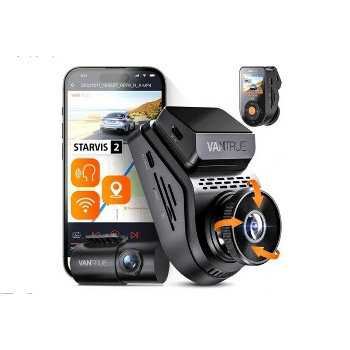 Αθλητική Κάμερα για Αυτοκίνητο Vantrue S1 PRO Sonnet Αθλητική Κάμερα για Αυτοκίνητο Vantrue S1 PRO Sonnet