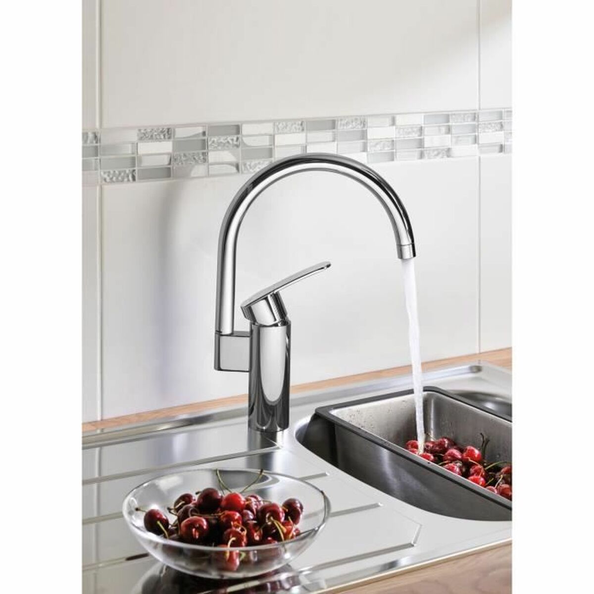 Kitchen Tap Grohe Wave Cosmopolitan - 32449001 C σχήμα Μέταλλο Kitchen Tap Grohe Wave Cosmopolitan - 32449001 C σχήμα Μέταλλο