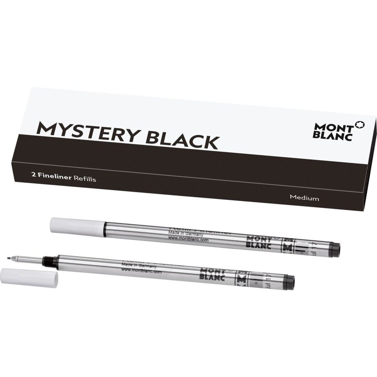 Ανταλλακτικό Στυλό Montblanc 128246 Μαύρο (x2) Ανταλλακτικό Στυλό Montblanc 128246 Μαύρο (x2)