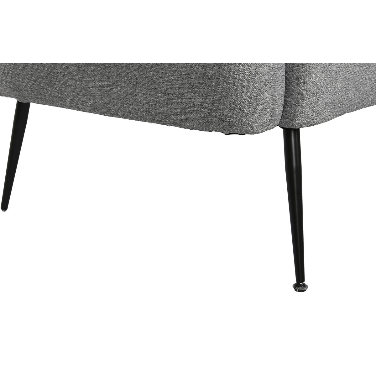 Καναπές DKD Home Decor Μαύρο Γκρι Αφρός Ξύλο Μέταλλο Βελούδο Scandi 129 x 75 x 73 cm Καναπές DKD Home Decor Μαύρο Γκρι Αφρός Ξύλο Μέταλλο Βελούδο Scandi 129 x 75 x 73 cm