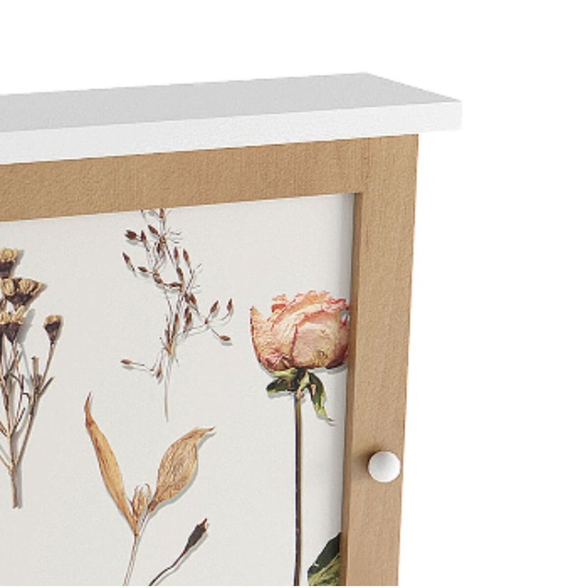 Ντουλάπα για κλειδιά Versa Blomster Ξύλο MDF 6,5 x 26 x 20 cm Ντουλάπα για κλειδιά Versa Blomster Ξύλο MDF 6,5 x 26 x 20 cm