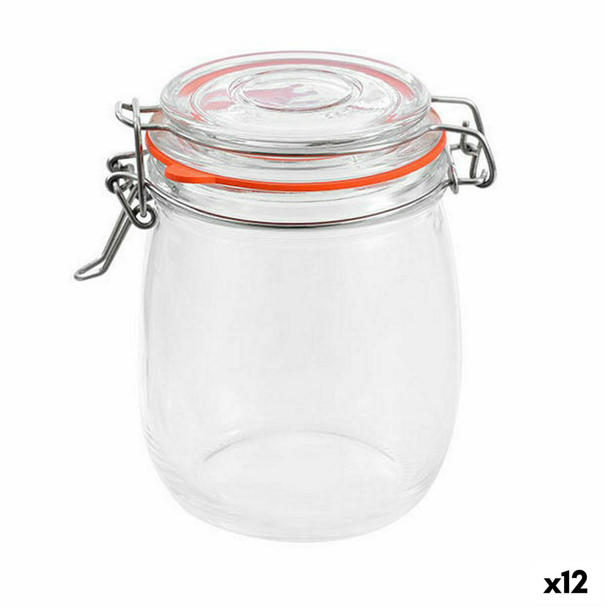 Βάζο La Mediterránea Αεροστεγές Γυαλί 750 ml (12 Μονάδες) Βάζο La Mediterránea Αεροστεγές Γυαλί 750 ml (12 Μονάδες)