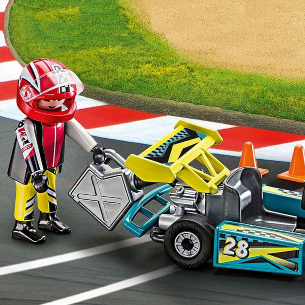 Playset City Action Go Kart Playmobil 9322 - Action - Karting Pilot Case (29 pcs) Playset City Action Go Kart Playmobil 9322 - Action - Karting Pilot Case (29 pcs)