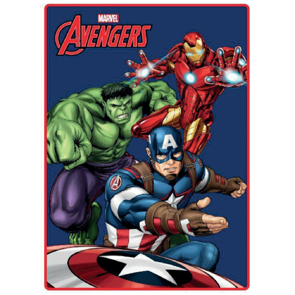 Κουβέρτα The Avengers Super heroes 100 x 140 cm Πολύχρωμο πολυεστέρας Κουβέρτα The Avengers Super heroes 100 x 140 cm Πολύχρωμο πολυεστέρας