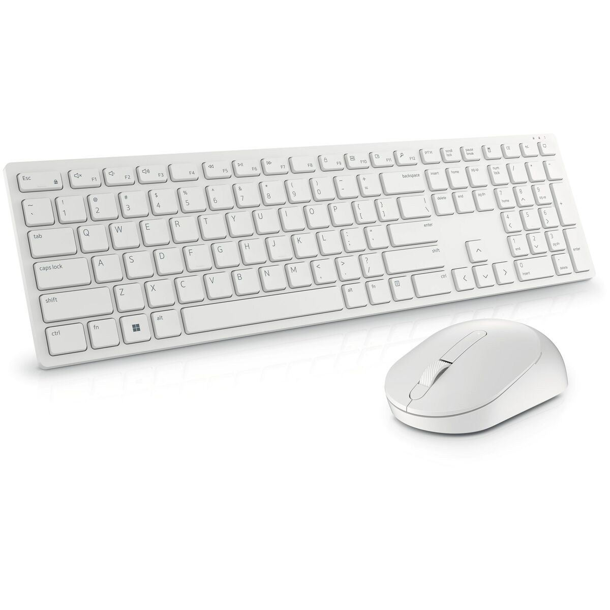 Ασύρματο Πληκτρολόγιο και Ποντίκι Dell KM5221W-WH Λευκό Qwerty US Ασύρματο Πληκτρολόγιο και Ποντίκι Dell KM5221W-WH Λευκό Qwerty US