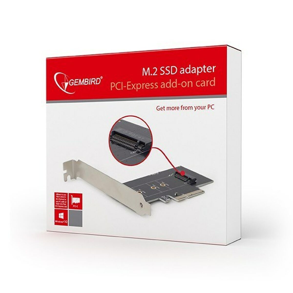 Κάρτα PCI SSD M.2 GEMBIRD PEX-M2-01 Κάρτα PCI SSD M.2 GEMBIRD PEX-M2-01
