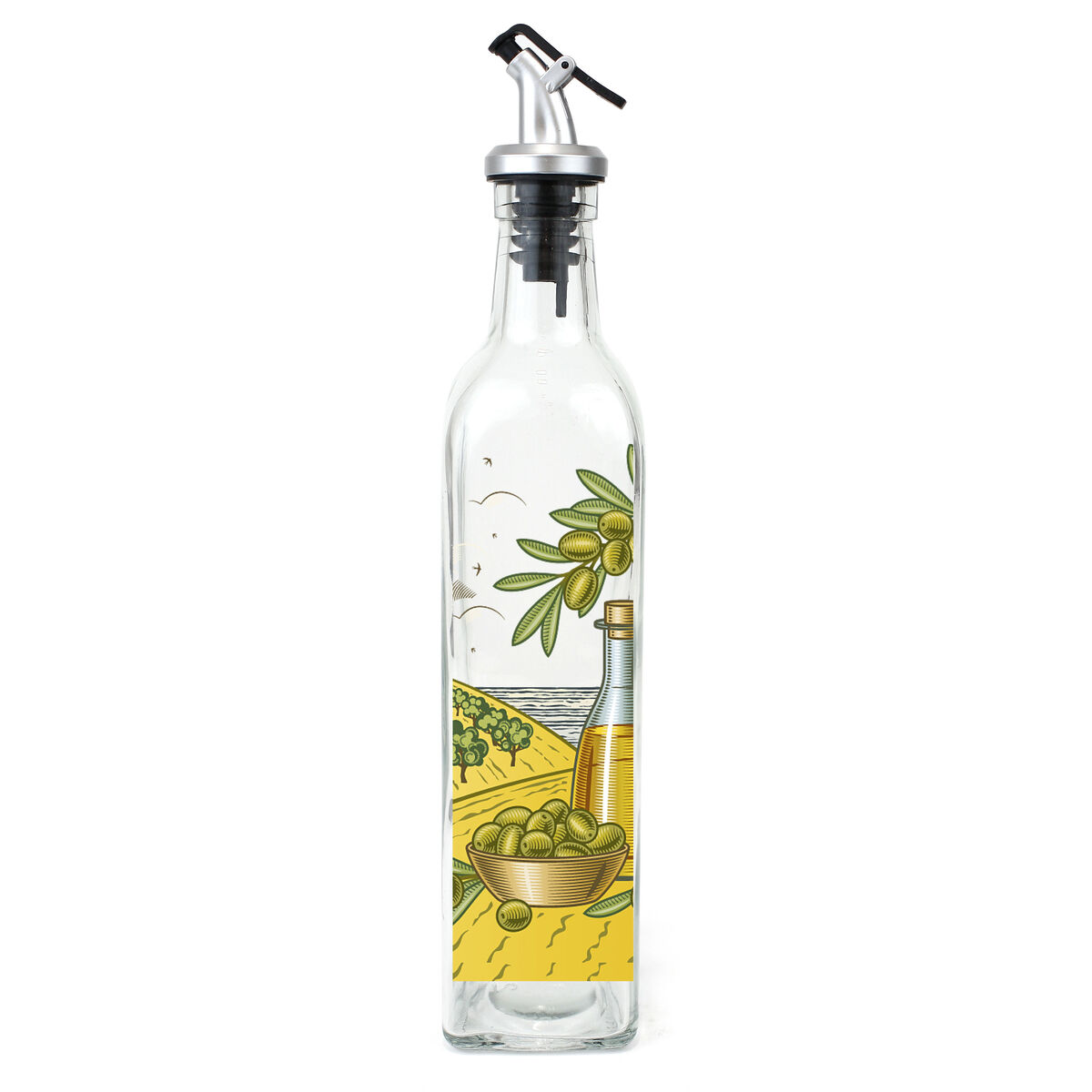 Λαδιέρα Anna Καπάκι δοσολογίας Γυαλί 500 ml (12 Μονάδες) Λαδιέρα Anna Καπάκι δοσολογίας Γυαλί 500 ml (12 Μονάδες)