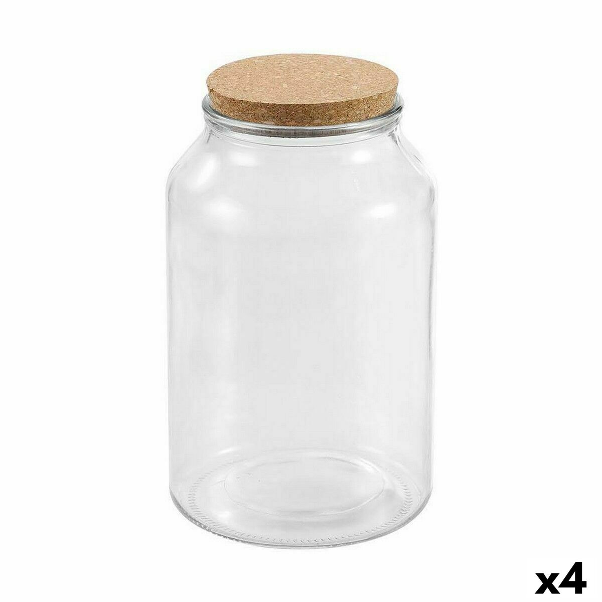 Βάζο La Mediterránea 3,8 L Γυαλί (4 Μονάδες) Βάζο La Mediterránea 3,8 L Γυαλί (4 Μονάδες)