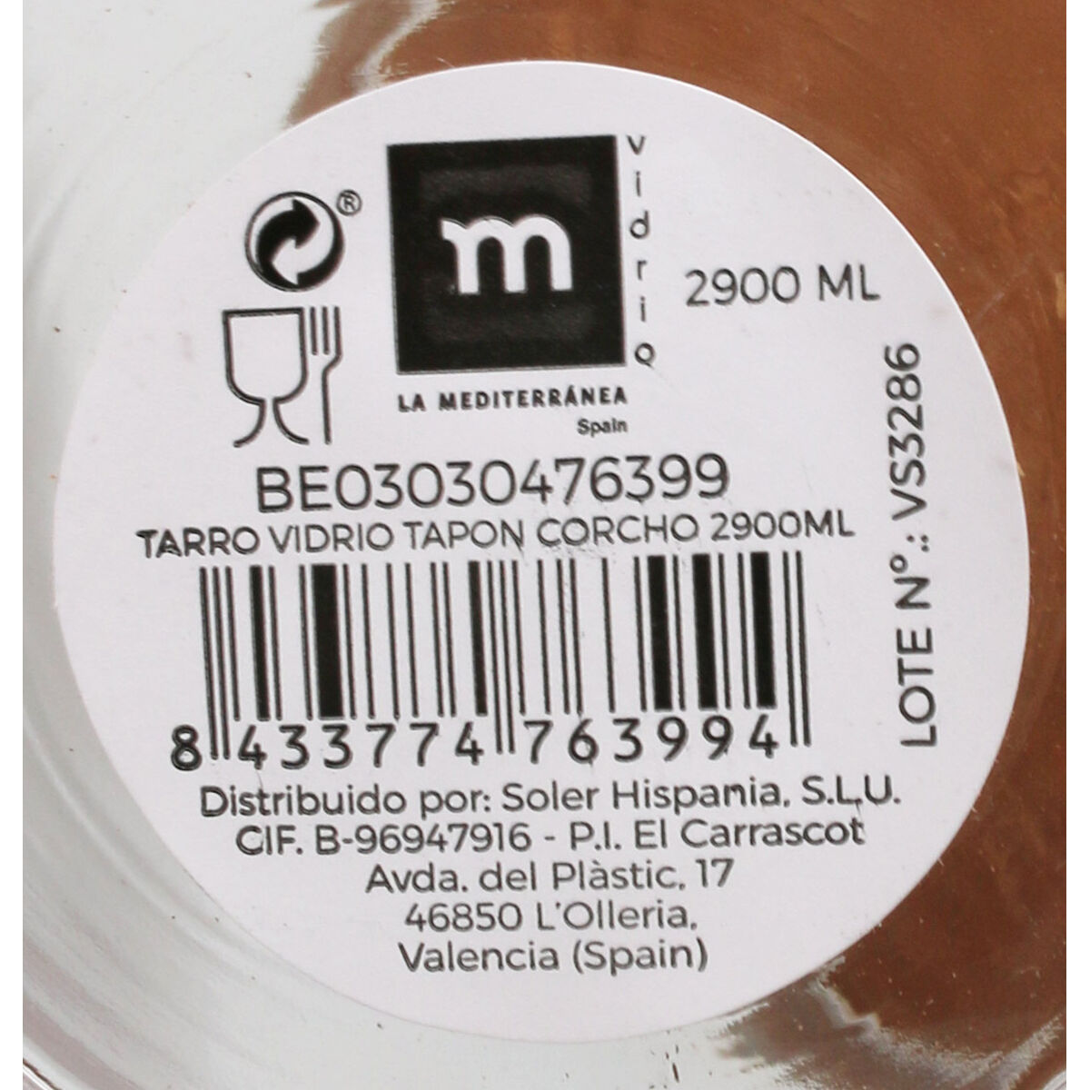 Βάζο La Mediterránea 2,9 L Γυαλί (x6) Βάζο La Mediterránea 2,9 L Γυαλί (x6)