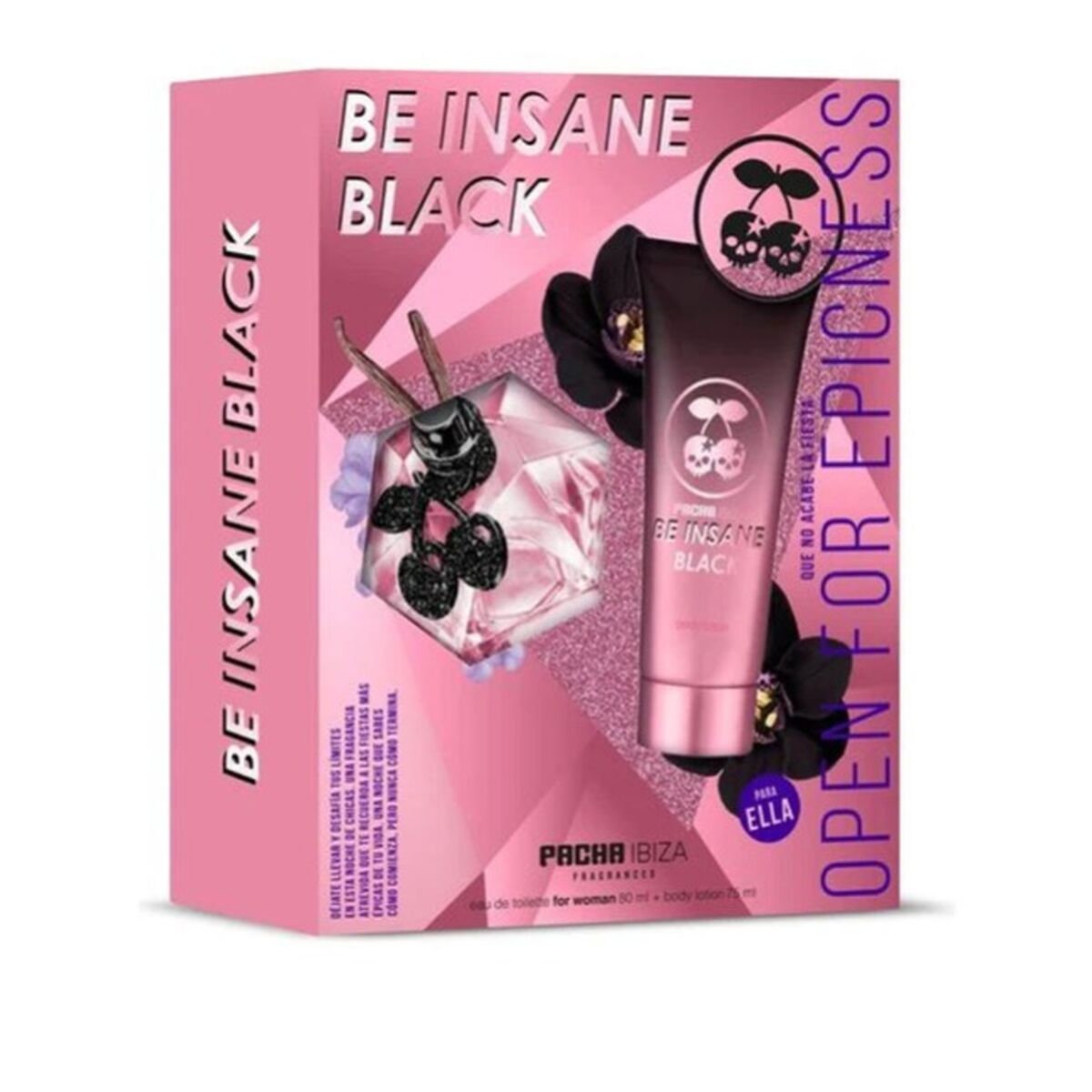 Σετ Γυναικείο Άρωμα Pacha Ibiza Be Insane Black 2 Τεμάχια