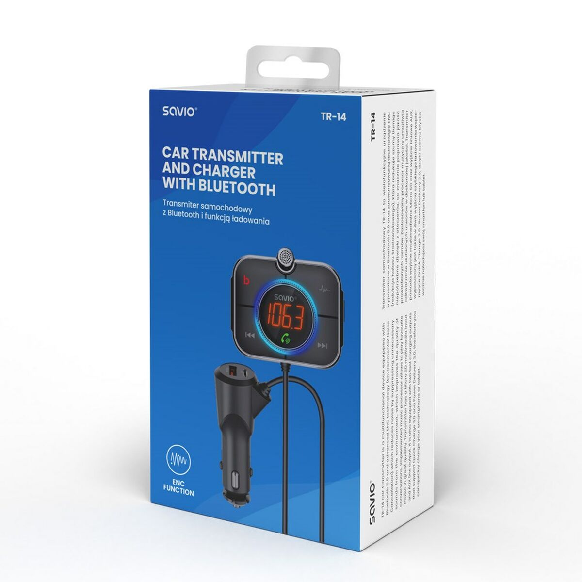 MP3 Player και FM Πομπός για το Αυτοκίνητο Savio TR-14 MP3 Player και FM Πομπός για το Αυτοκίνητο Savio TR-14