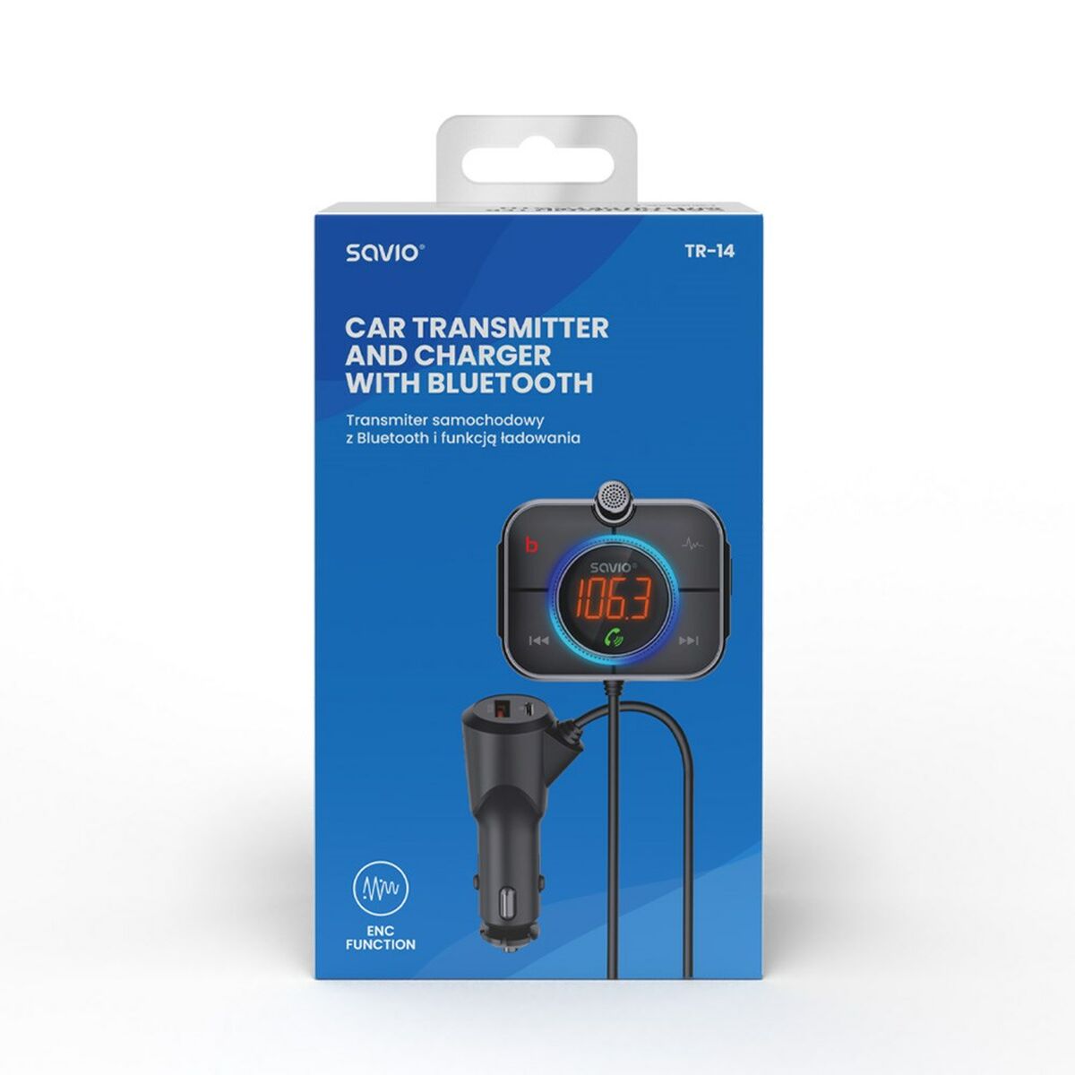 MP3 Player και FM Πομπός για το Αυτοκίνητο Savio TR-14 MP3 Player και FM Πομπός για το Αυτοκίνητο Savio TR-14