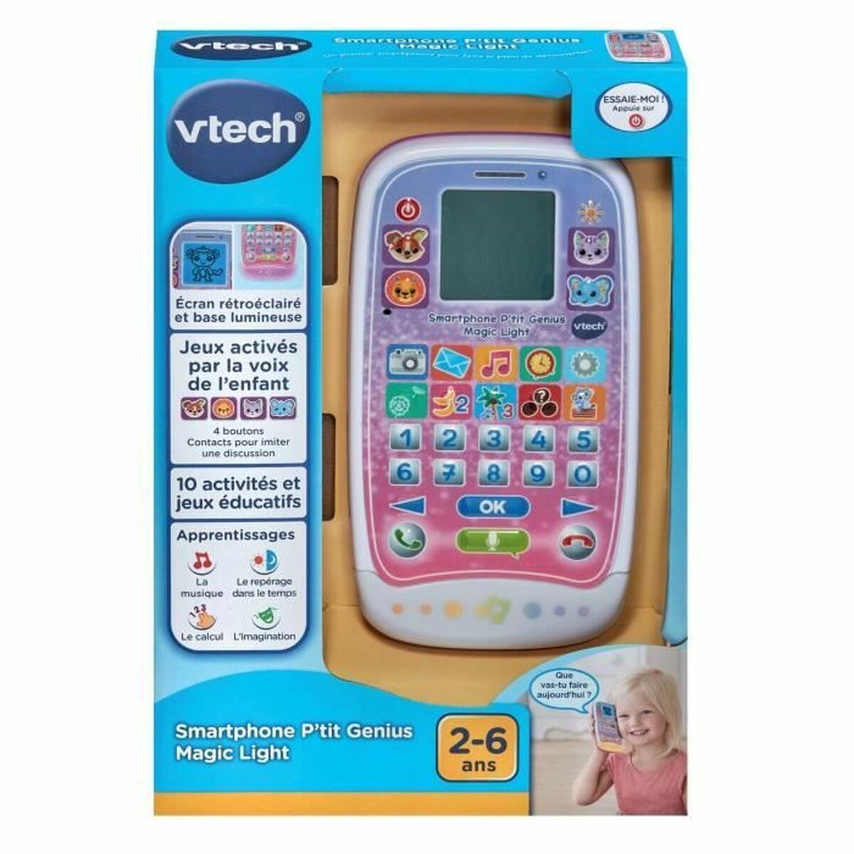 Παιδικό τηλέφωνο Vtech Smartphone P´tit Genius Magic Light (FR) (Δωρεάν Μεταφορικά) Παιδικό τηλέφωνο Vtech Smartphone P´tit Genius Magic Light (FR) (Δωρεάν Μεταφορικά)