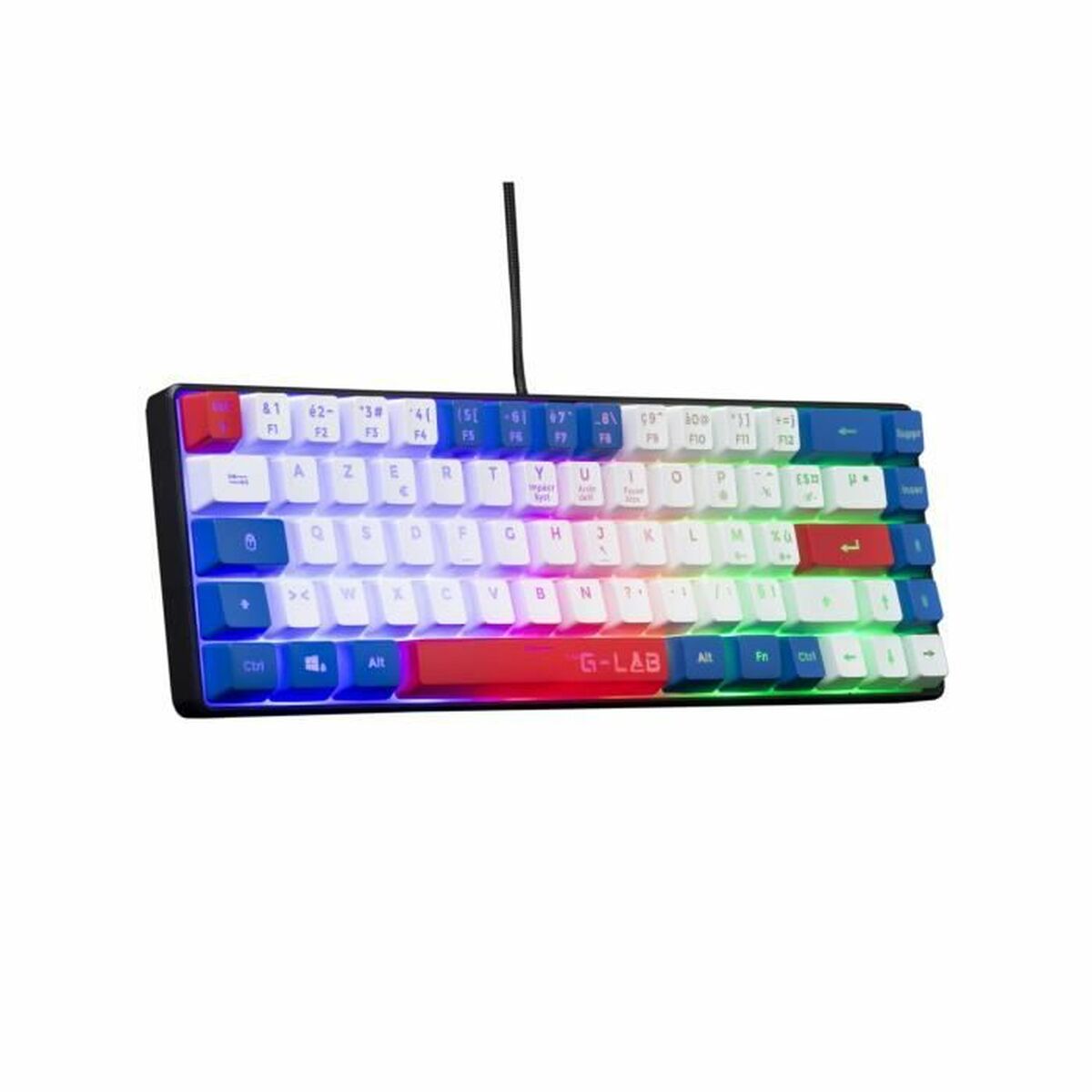 Bluetooth Πληκτρολόγιο The G-Lab KEYZ-HYDRO-BWR/FR Azerty γαλλικά Bluetooth Πληκτρολόγιο The G-Lab KEYZ-HYDRO-BWR/FR Azerty γαλλικά