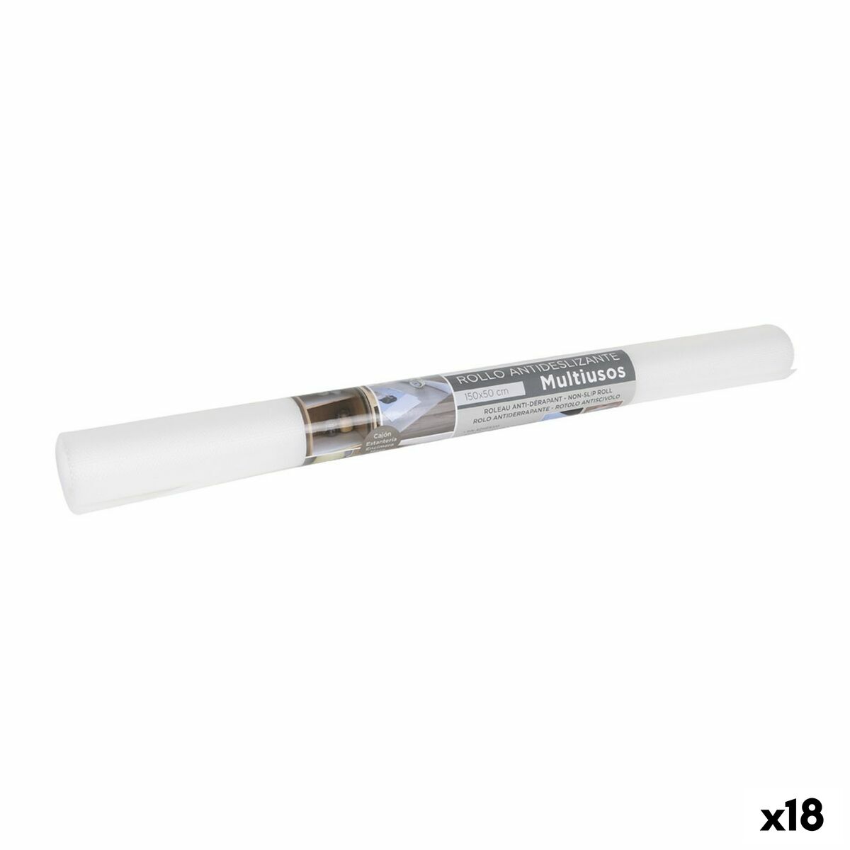 Roll of Anti-Slip Material Confortime Διαφανές 50 x 150 cm Πολλαπλών χρήσεων Roll of Anti-Slip Material Confortime Διαφανές 50 x 150 cm Πολλαπλών χρήσεων