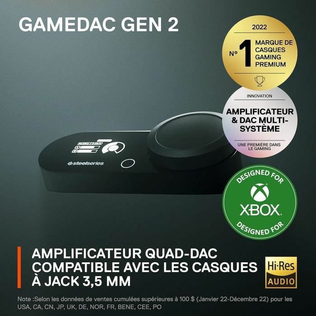 Ενισχυτής SteelSeries Μαύρο Ενισχυτής SteelSeries Μαύρο