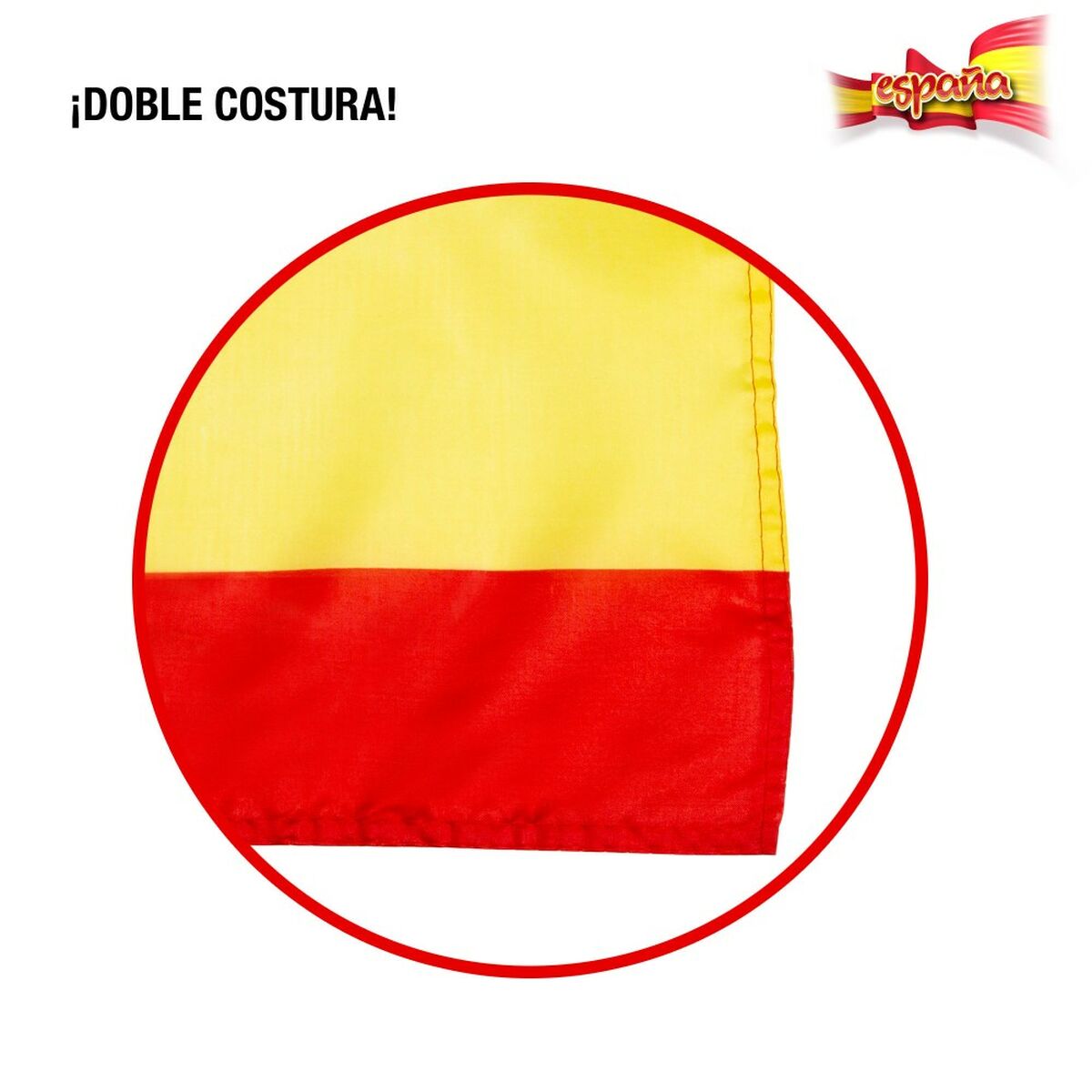 Car flag holder Colorbaby 45 x 30 cm Ισπανία 2 Τεμάχια 24 Μονάδες Car flag holder Colorbaby 45 x 30 cm Ισπανία 2 Τεμάχια 24 Μονάδες