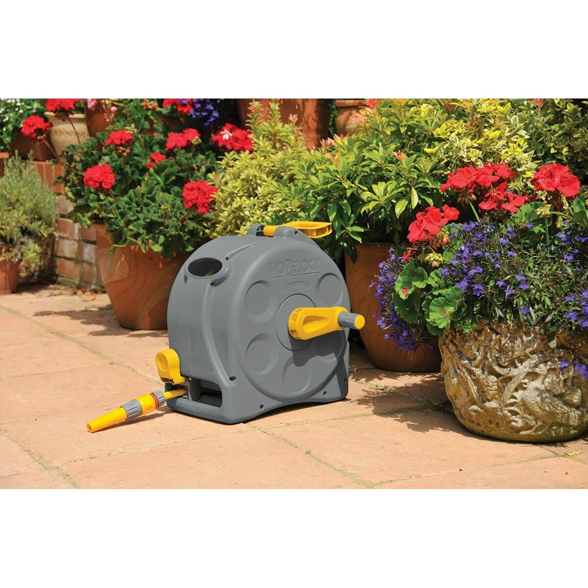 Στήριγμα Σωλήνα Hozelock Compact Reel 2415r0000 25 m PVC Στήριγμα Σωλήνα Hozelock Compact Reel 2415r0000 25 m PVC