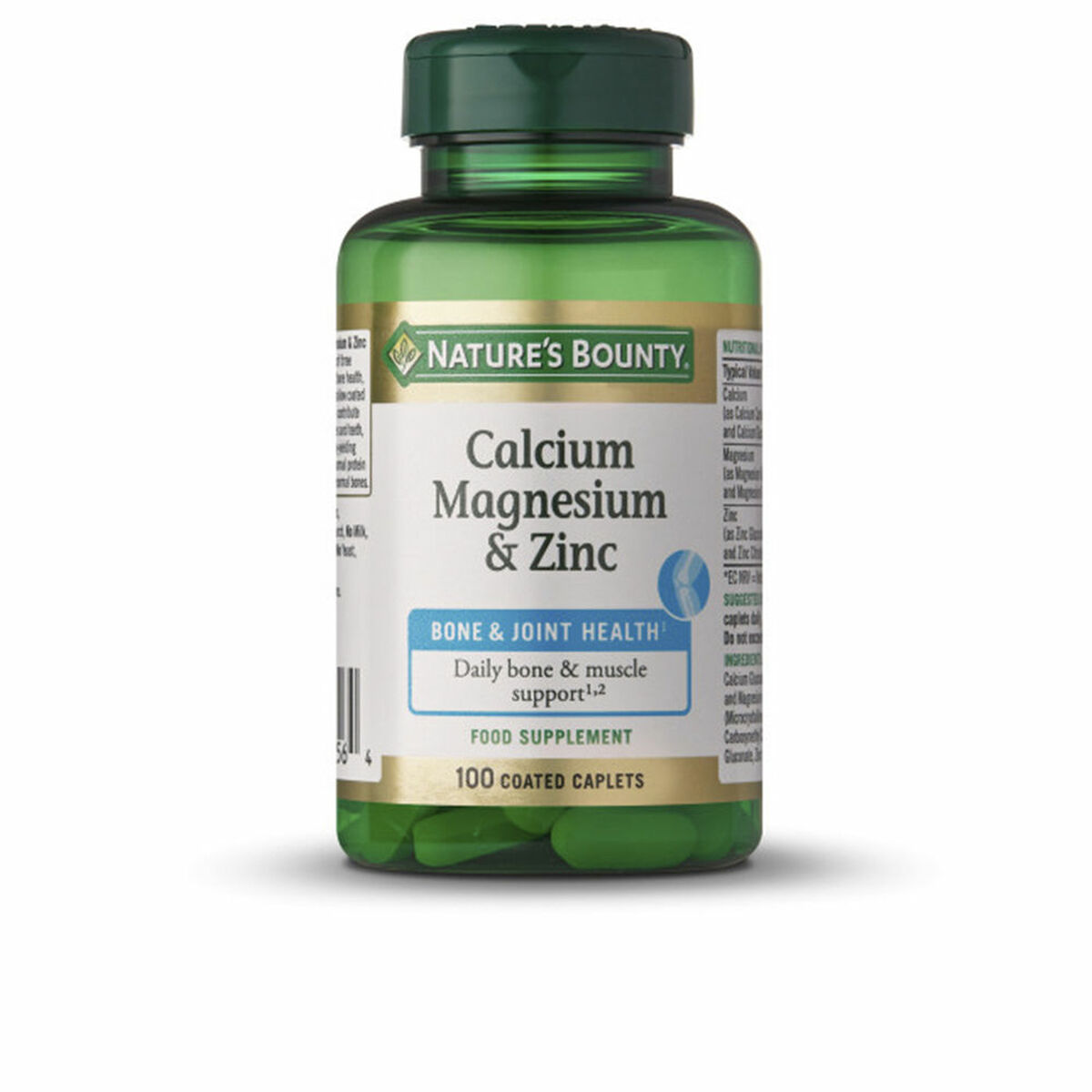 Κάψουλες Nature's Bounty Calcio Zinc Ασβέστιο Ψευδάργυρος Μαγνήσιο 100 Μονάδες Κάψουλες Nature's Bounty Calcio Zinc Ασβέστιο Ψευδάργυρος Μαγνήσιο 100 Μονάδες