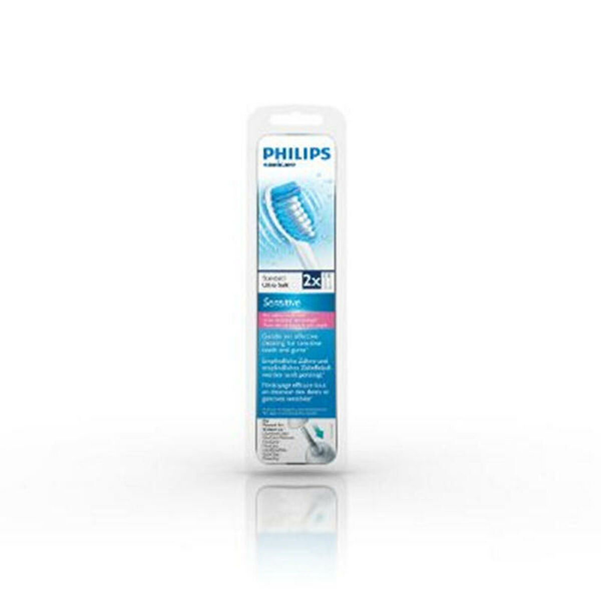 Ανταλλακτικό Ηλεκτρικής Οδοντόβουρτσας Philips HX6052/10 (2 pcs) Λευκό x2 Ανταλλακτικό Ηλεκτρικής Οδοντόβουρτσας Philips HX6052/10 (2 pcs) Λευκό x2