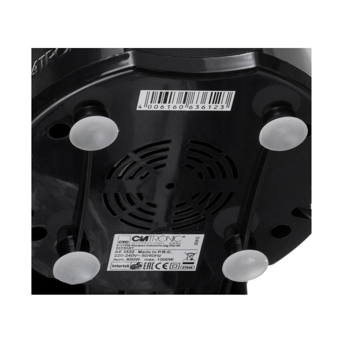 Εκκαθαριστής Clatronic AE 3532 Μαύρο 1000 W 2 L Εκκαθαριστής Clatronic AE 3532 Μαύρο 1000 W 2 L