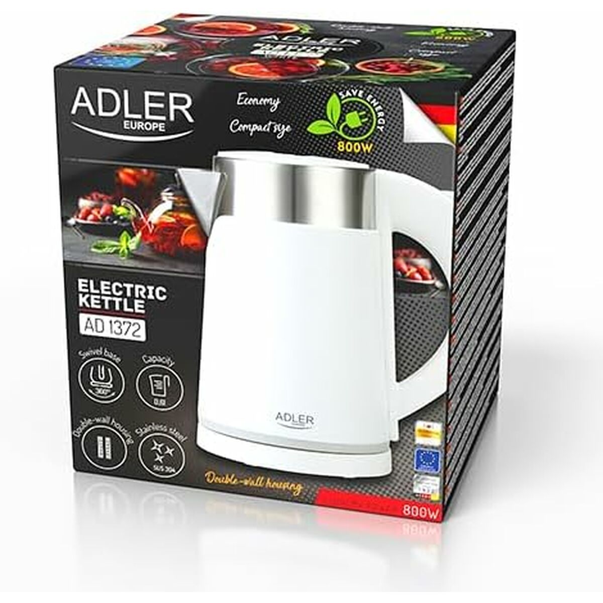 Βραστήρας Adler AD 1372w Λευκό Βραστήρας Adler AD 1372w Λευκό