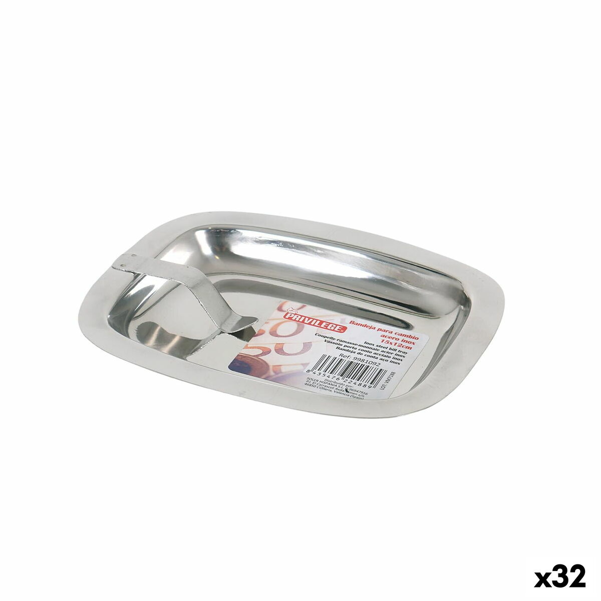 Change tray Privilege 14,7 x 11,9 cm (32 Μονάδες) Change tray Privilege 14,7 x 11,9 cm (32 Μονάδες)