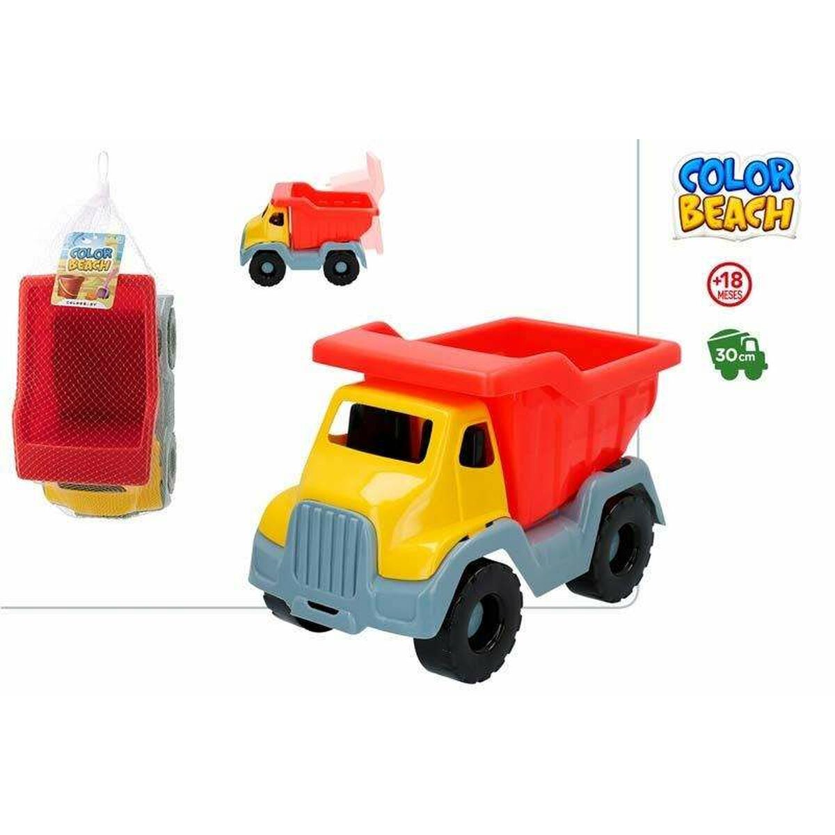 Ανατρεπόμενο φορτηγό Colorbaby 30 cm Παραλία Ανατρεπόμενο φορτηγό Colorbaby 30 cm Παραλία